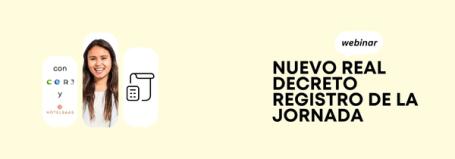 nuevo real decreto registro jornada x cerj - hotel saas